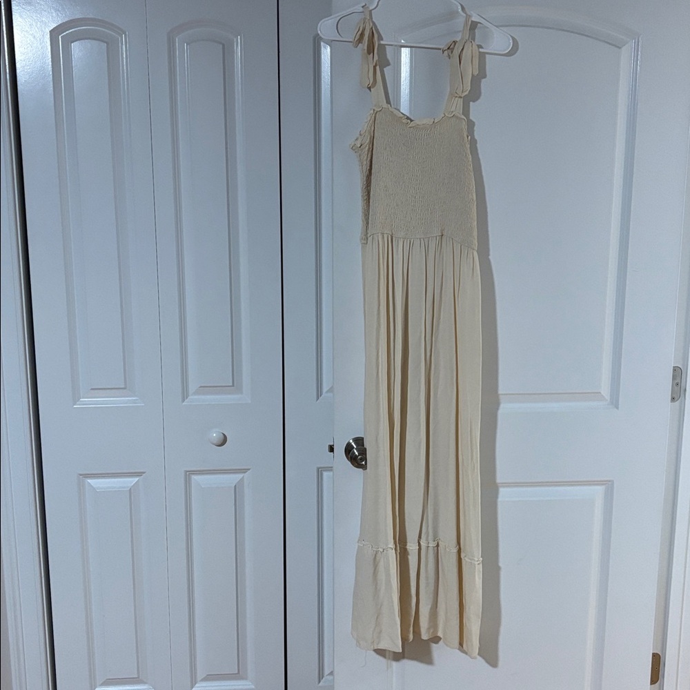 Amazon Cream Maxi Dress